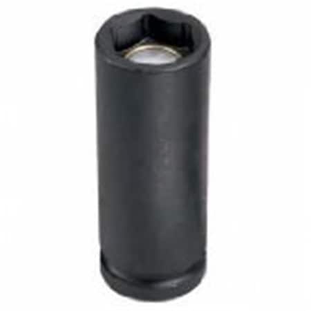 Pinpoint Grey Pneumatic  0.5 in. Drive x 13 mm Magnetic Deep Socket PI2956595